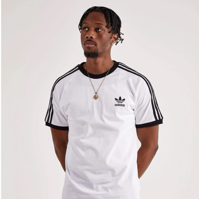 ADIDAS 3-STRIPES TEE WHITE