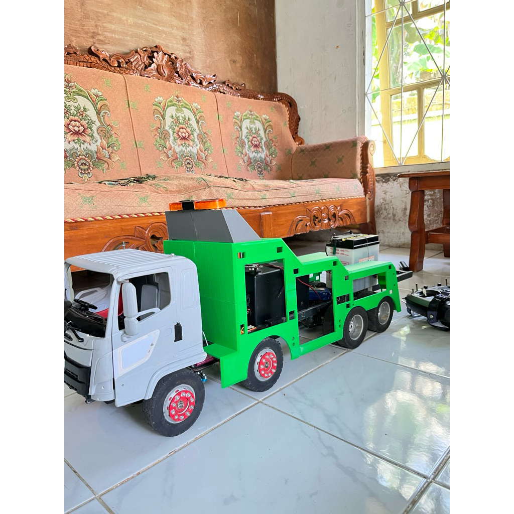 crane rc truk