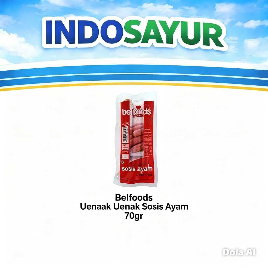 Sosis Ayam Uenaaak Belfoods 75g isi 3