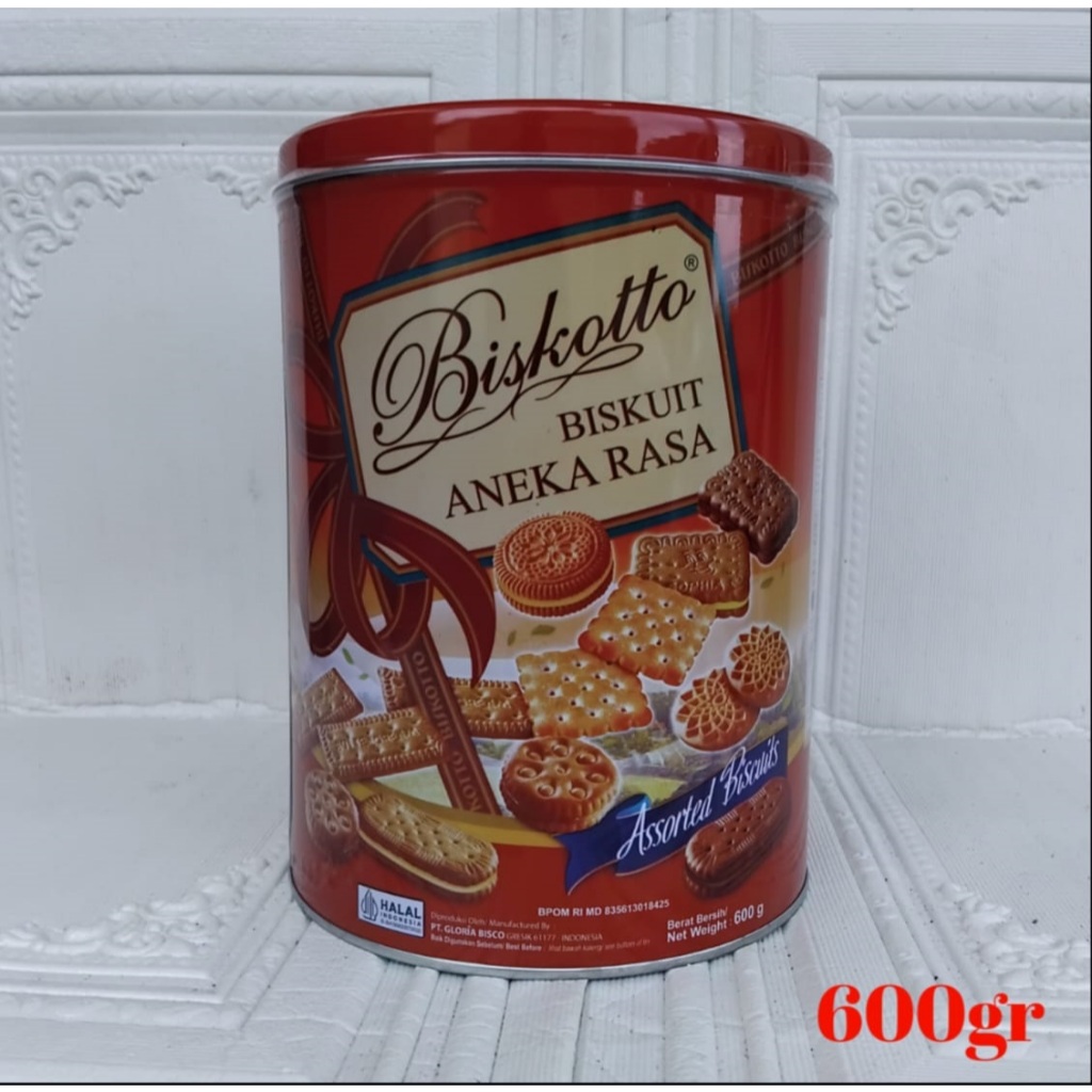 Biskotto assorted biscuits kemasan kaleng 600gr/kue lebaran