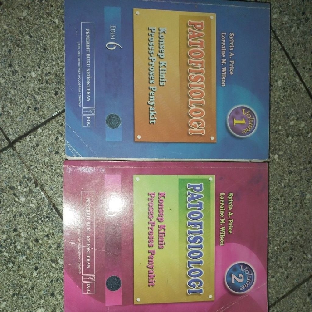 [Buku Preloved] Buku Patofisiologi Konsep Klinis Proses-proses Penyakit Volume 1&2 Edisi 6 EGC Pener