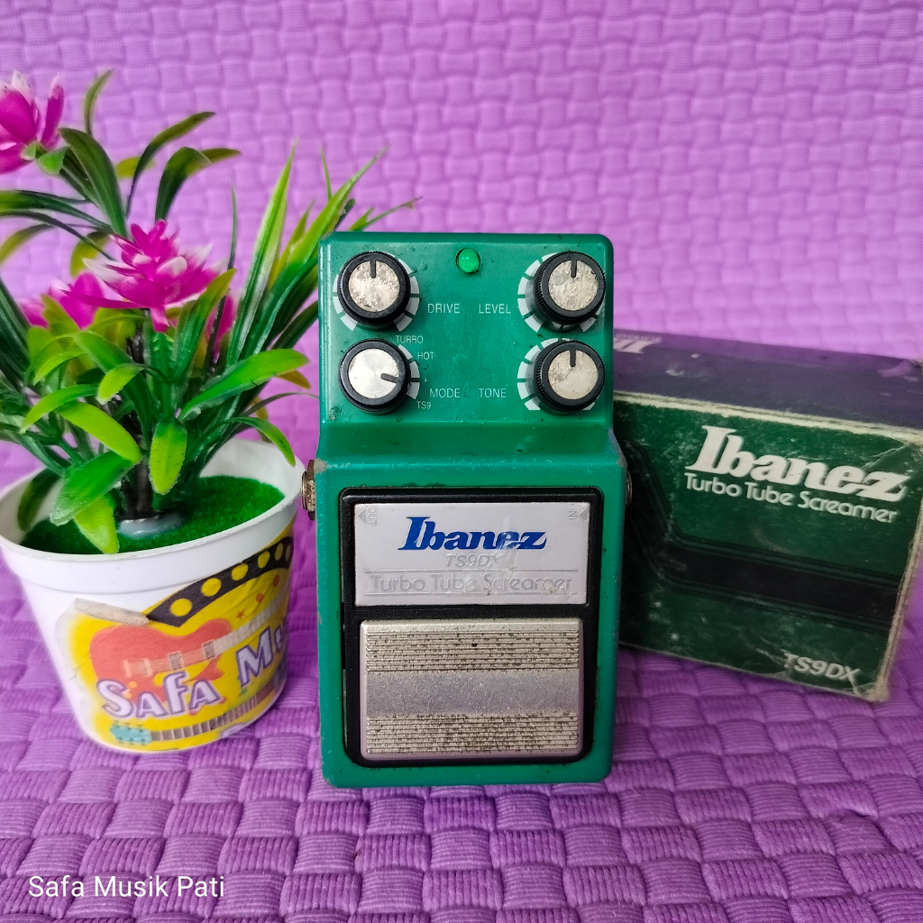 Ibanez TS9DX Turbo Tube Screamer Efek Gitar Normal, Original, Lengkap