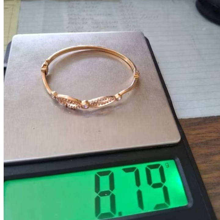gelang gold - emas 22k - kadar 700 - cantik murah mewah