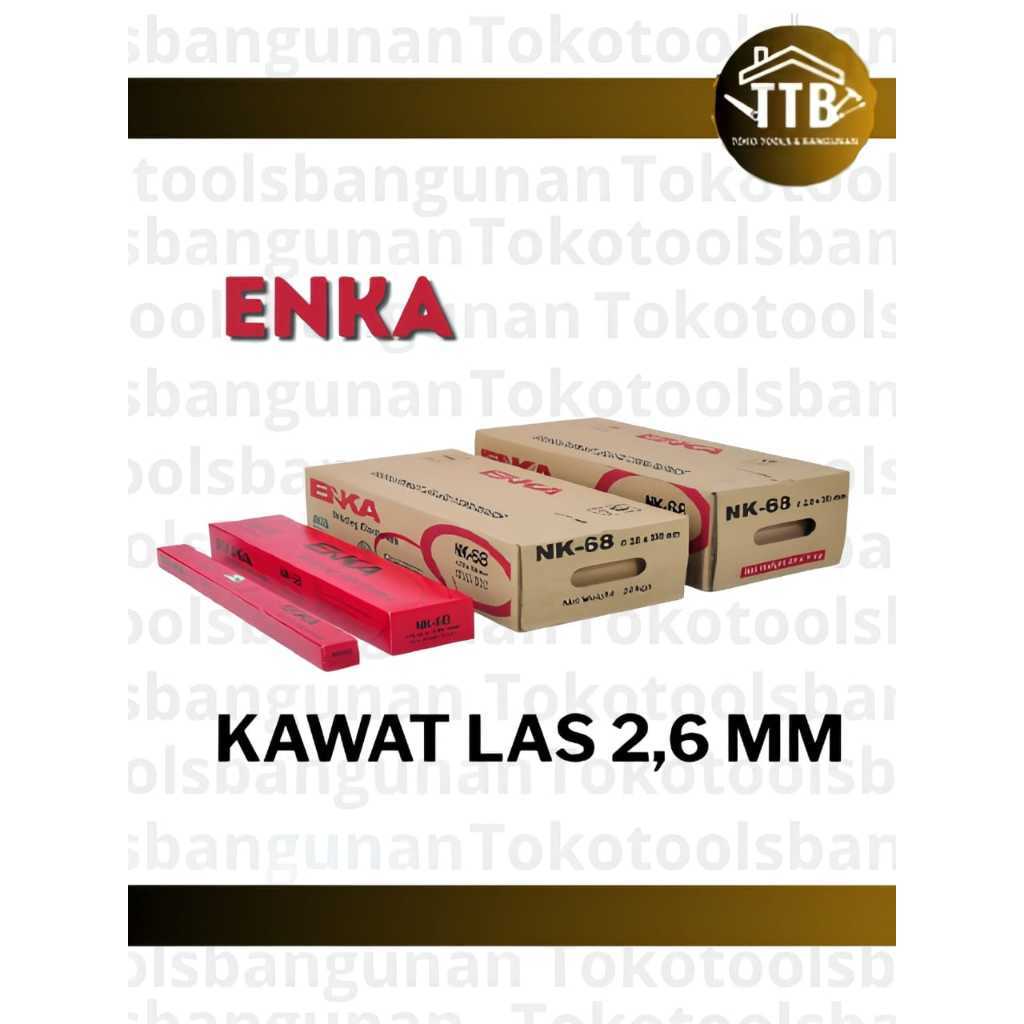 KAWAT LAS ENKA NK68 2,6 MM 5KG E6013