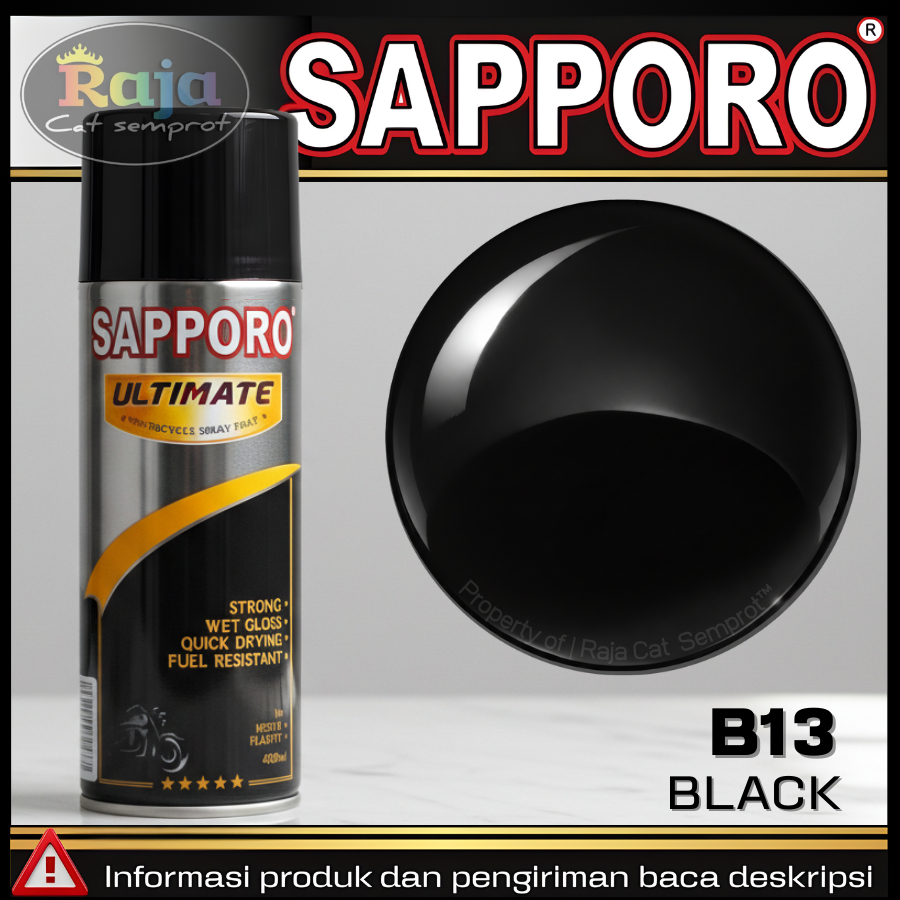 Sapporo Ultimate : Black - B13*