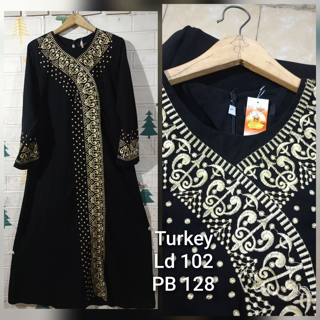 pl abaya/gamis hitam