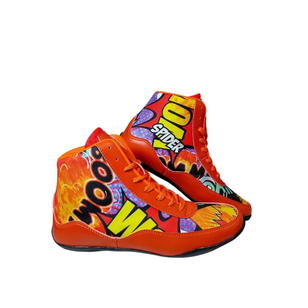 sepatu gulat tinju boxing propesional training gym antislip ringan lentur casual pria wanita