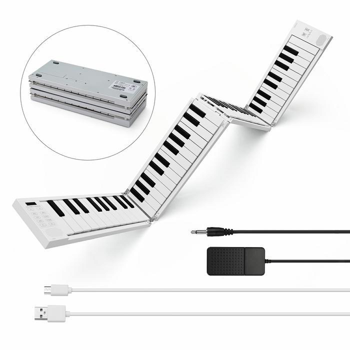 Piano Lipat Folding Piano MIDIPLUS FP88 - Putih