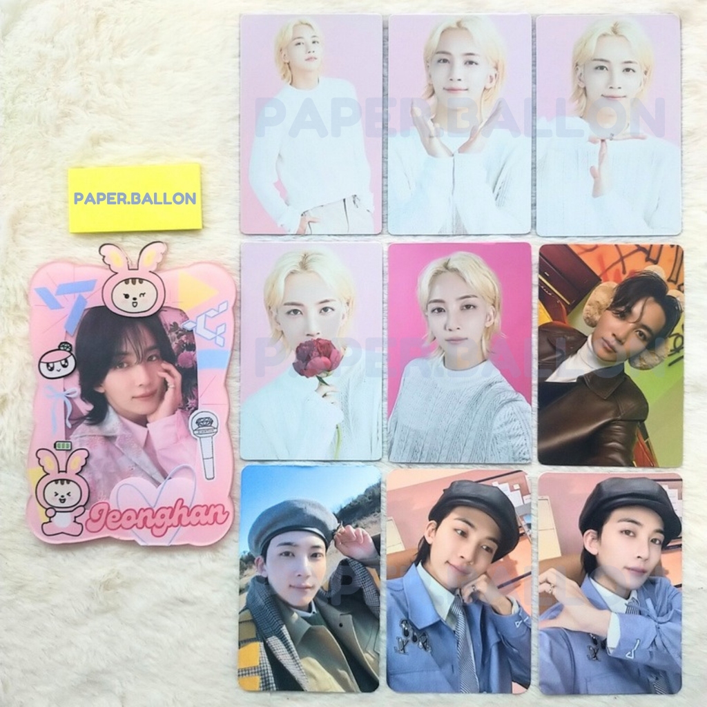 OFFICAL PHOTOCARD SEVENTEEN JEONGHAN SEVENTEEN'S CAFE IN SEOUL BARBIE TRADING CARDS TC JXW D'ICON A 