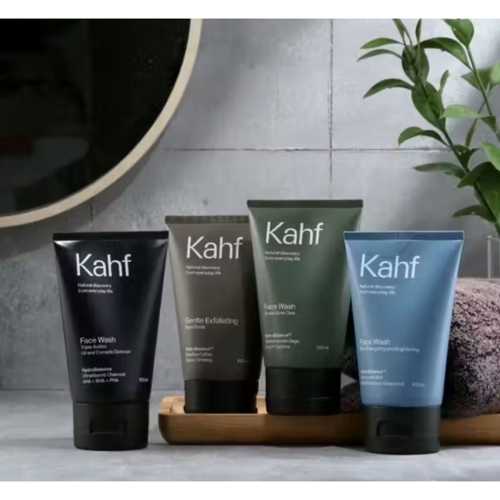 KHAF FACE WASH ACNE AND PORE CLEANSE SCRUB & BRIGHTENING AND DARK SPOT SCRUB