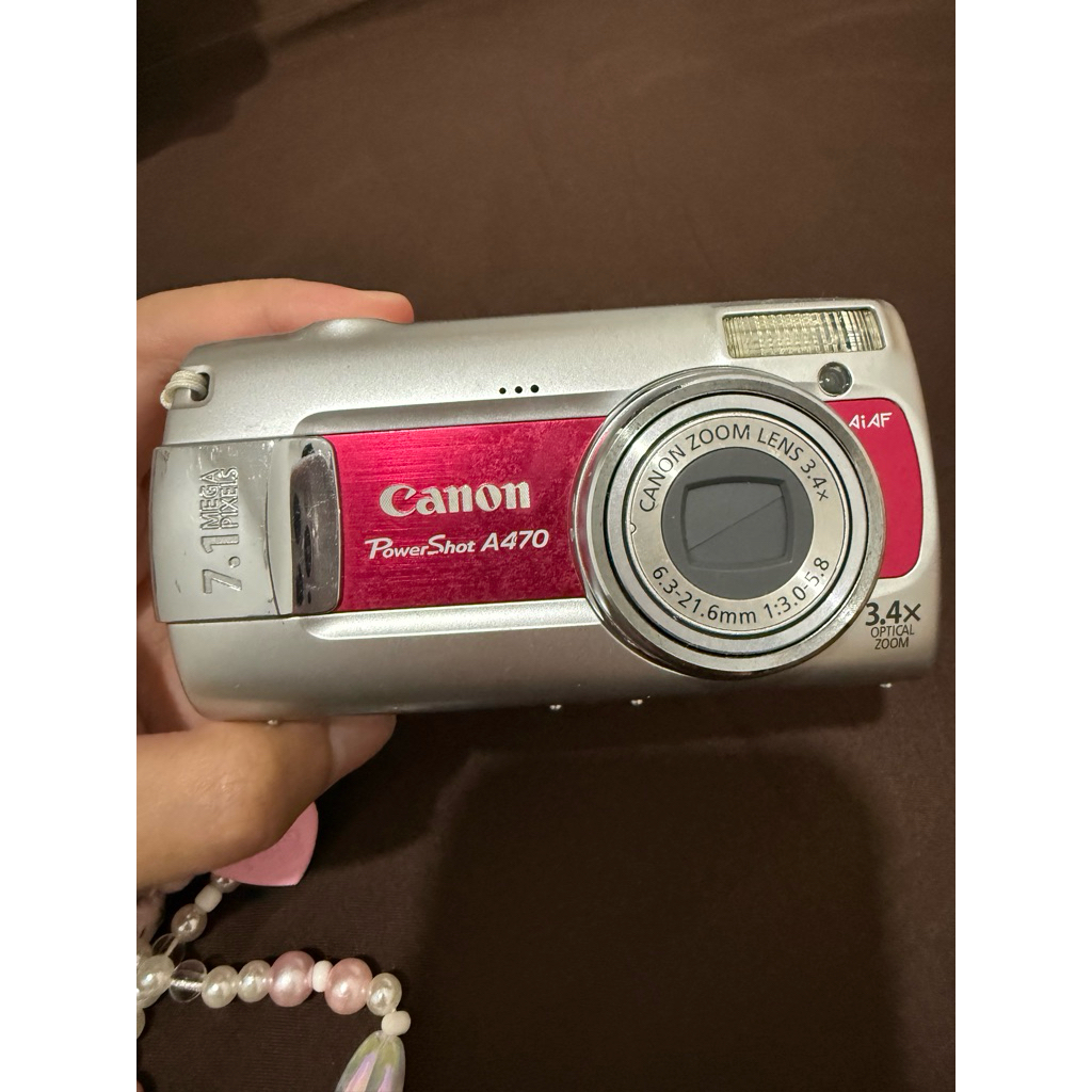 Camera Digital Canon PowerShot A470 PINK (merah muda)