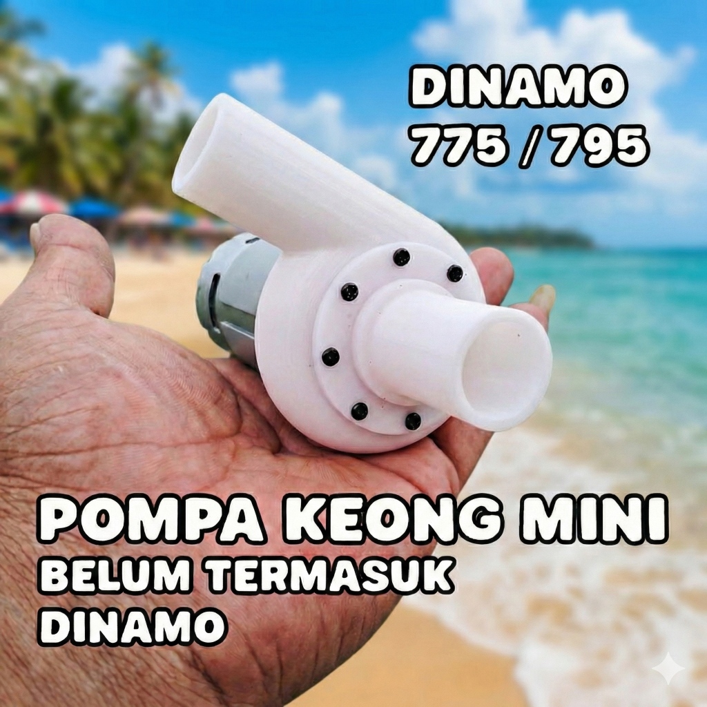 Pompa Keong mini - Pompa air mini keong dinamo 775 - 795
