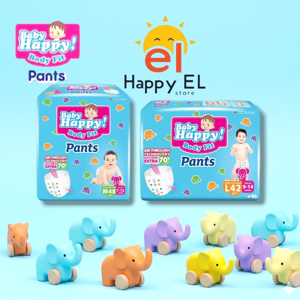 BABY HAPPY BODY FIT PANTS M48 L42