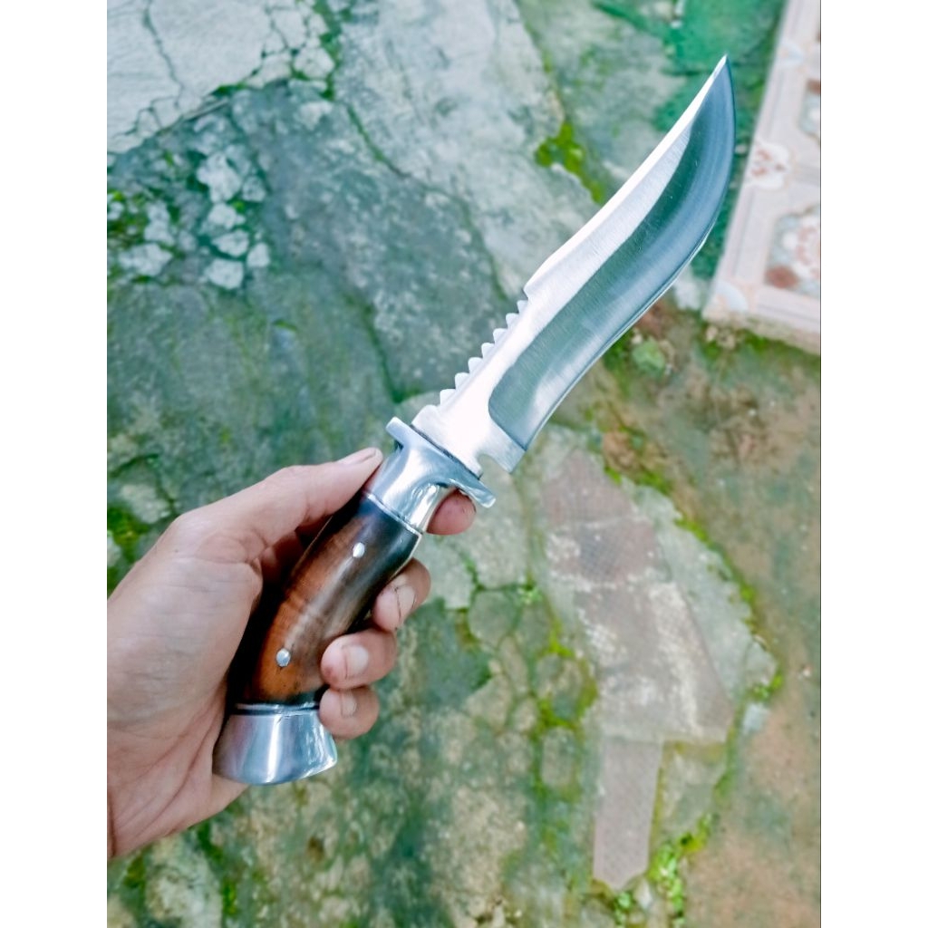 pisau Bowie baja hss ex gergaji batu
