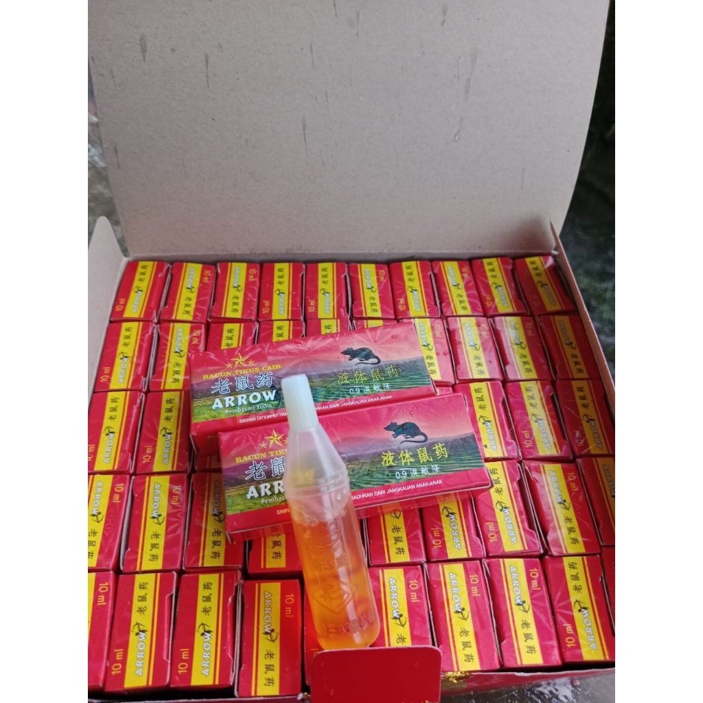 cair racun tikus Arrow original 1 box isi 50 pcs