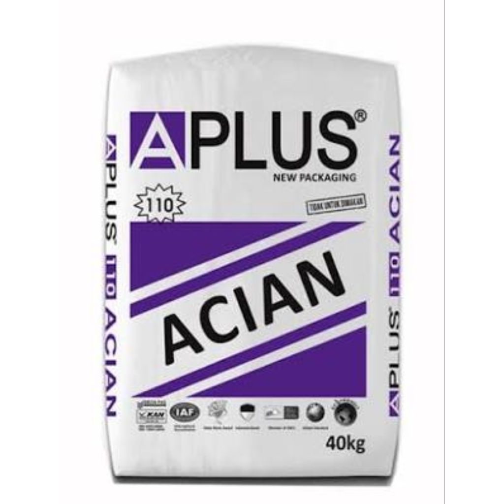A Plus Acian 110 Aplus Mortar Acian Abu Abu 40 KG