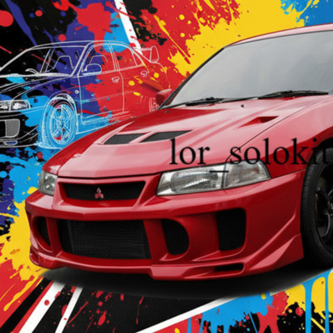 [READY] Bodykit Set Evo 5 Body Kit Lancer Evo5 Bemper Body Kit