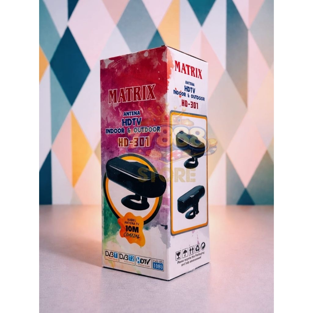 ANTENA TV DIGITAL HD 301 + BOOSTER HD301 MATRIX