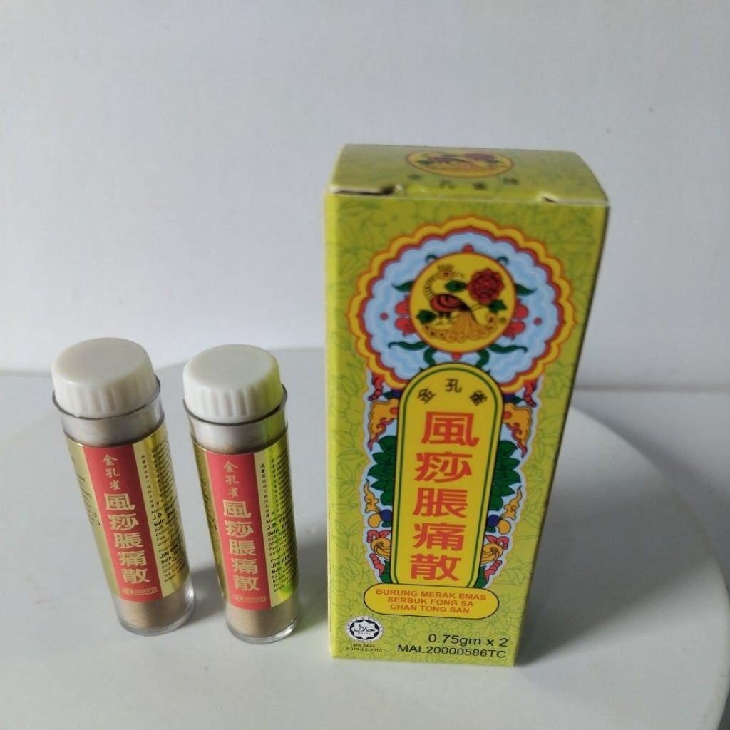 Burung Merak Emas Fong Sa Chan Tong San Obat Sakit Perut