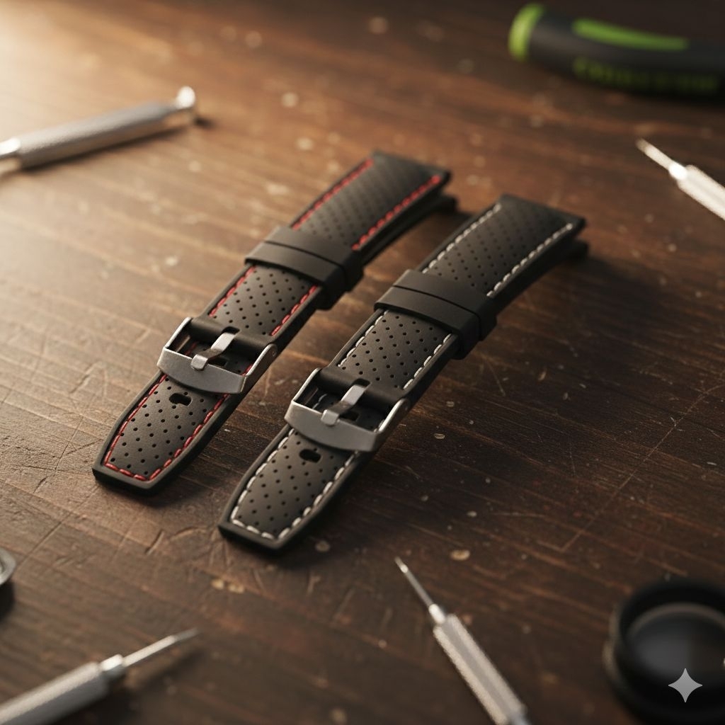 STRAP KARET JAM TANGAN UKURAN 20MM