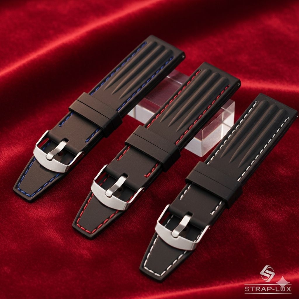 STRAP KARET JAM TANGAN UKURAN 20MM