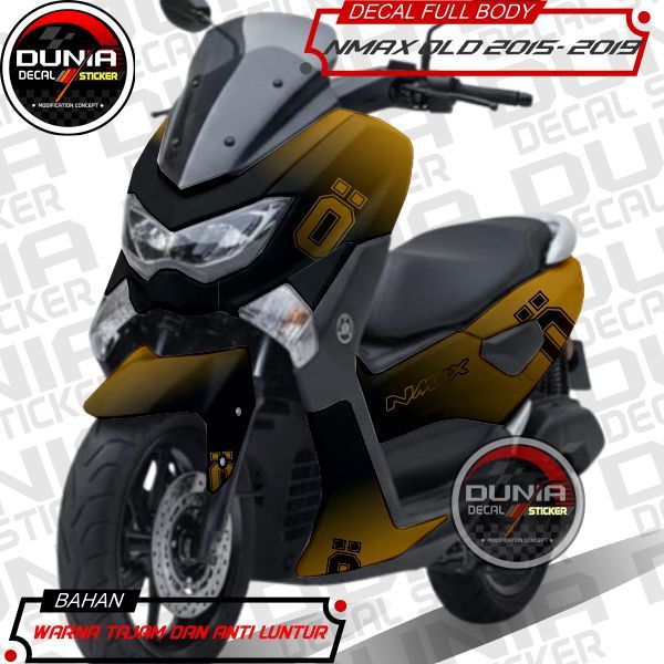 Decal Nmax Old polos Stiker full body yamaha nmax sticker motor nmax motif Ohlins Bisa COD