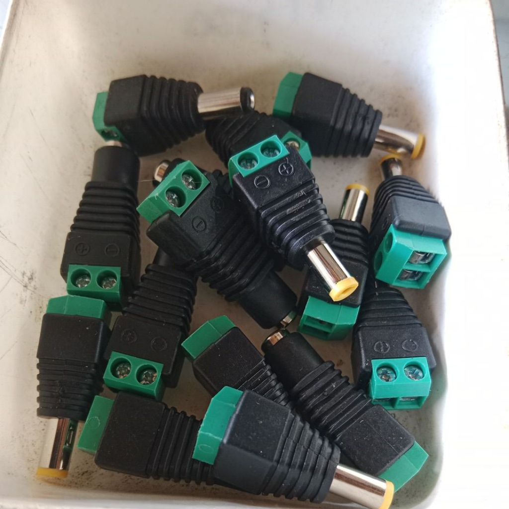 Jack Sambungan Jack Dc 12v Jack Adaptor sambungan Female/Male