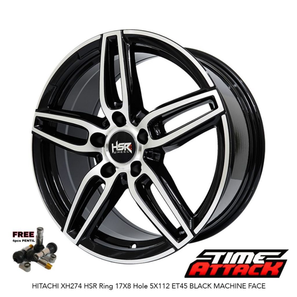 Velg Hsr Hitachi Ring 17 Velg Mobil Mercy Brv Stargazer Ertiga Cortez R17 - TIME ATTACK BOGOR