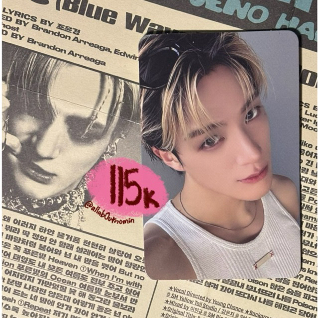 PHOTOCARD JENO REAL CITY OFFICIAL ‼️