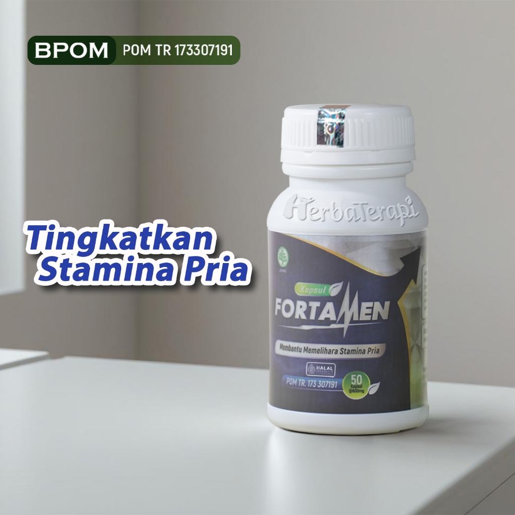 FORTAMEN Obat Stamina kuat Pria Herbal Dewasa Tahan Lama BPOM