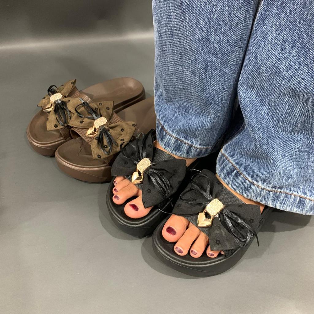 809-D BALANCE IMPORT  Sendal Selop Jelly Wanita Terbaru Branded Model Pita