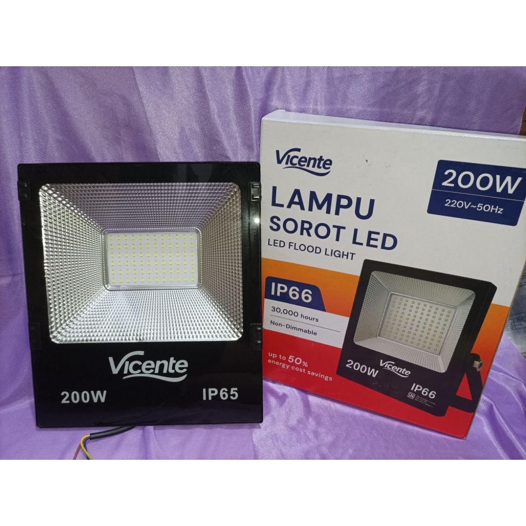 Promo Lampu Sorot 30W 50W 100W 200W IP66 Outdoor Waterproof Hemat Energi 30W 50W 100W 200W IP66 Outd