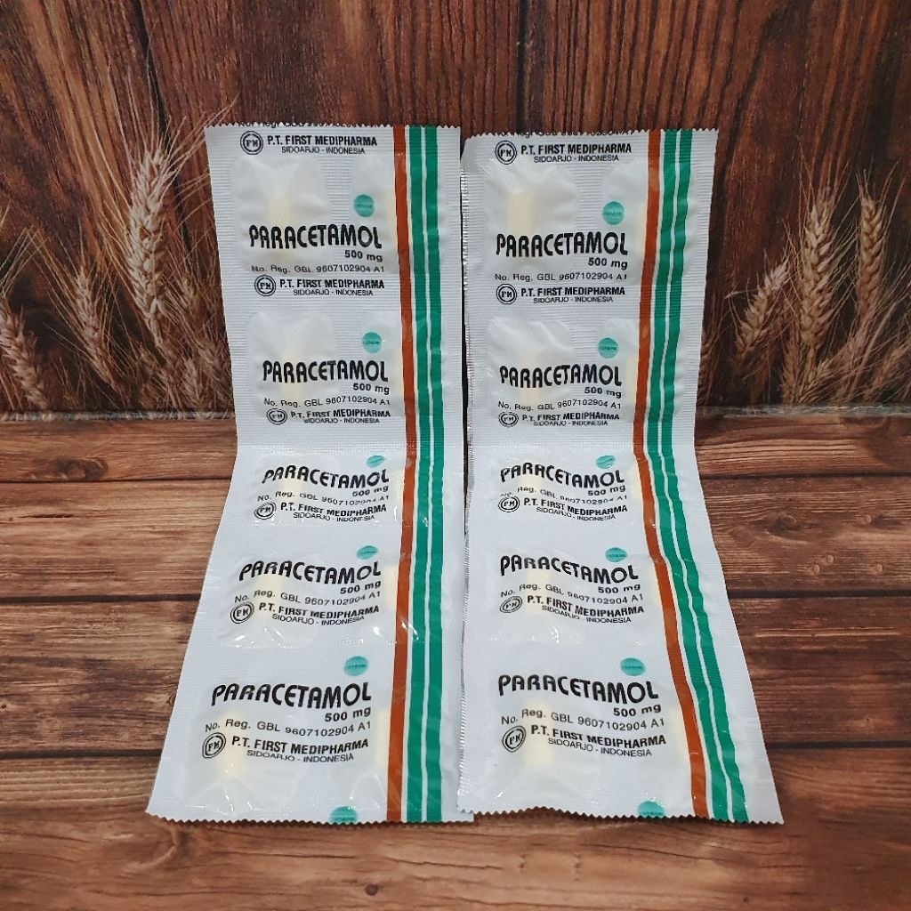 Paracetamol 500mg FM dapat 1 strip