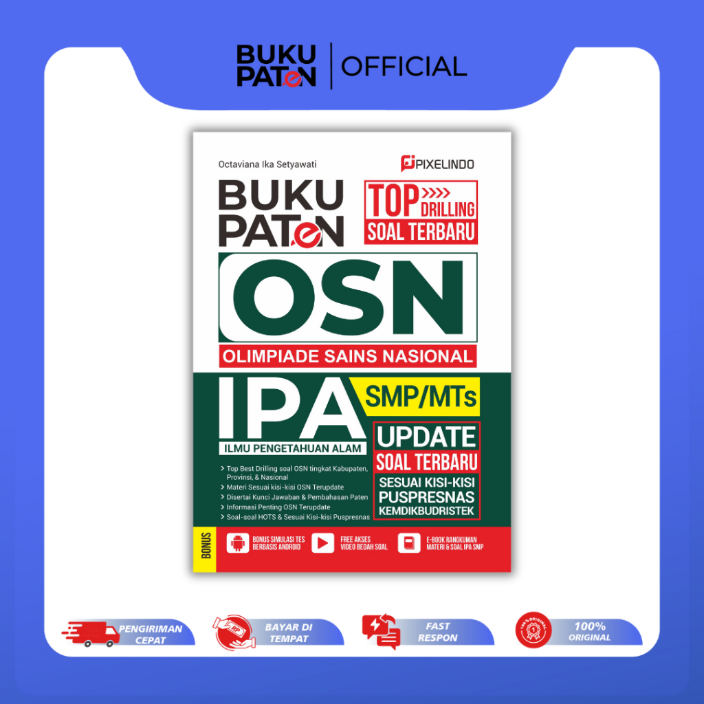 BUKU PATEN Olimpiade Sains Nasional OSN IPA SMP/MTS