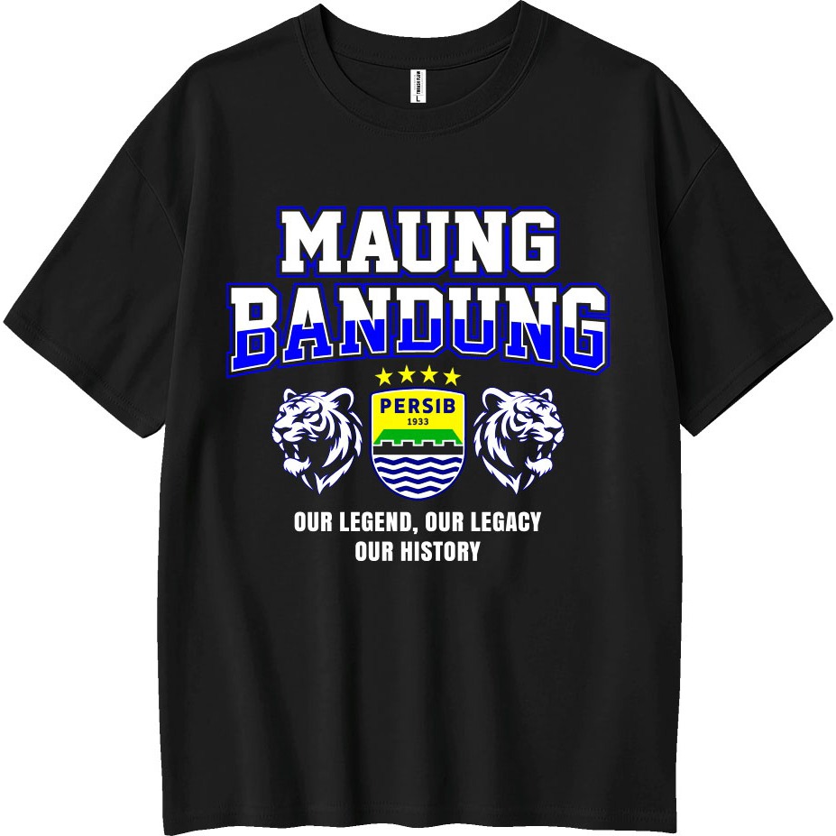 Kaos PERSIB BANDUNG Baju Distro Persib Champions Tshirt Pria Bahan Katun