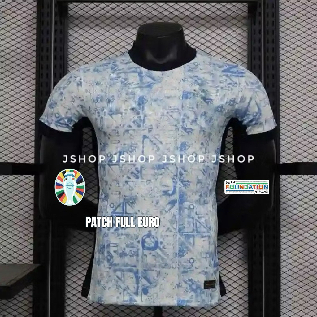LOGO RUBBER PLAYER ISSUE JERSEY BAJU BOLA PORTUGAL AWAY 2024 EURO JERSEY BOLA PLAYER ISSUE