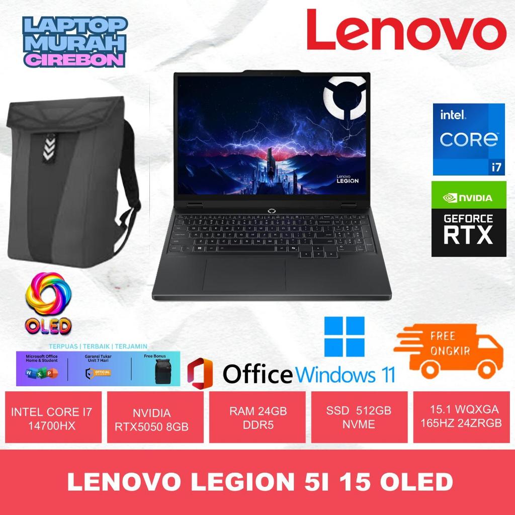 LENOVO LEGION 5I 15IRX10 4RID [INTEL CORE I7 14700HX/RTX5050 8GB/24GB/512GB/W11+OHS/15.1" 165HZ]