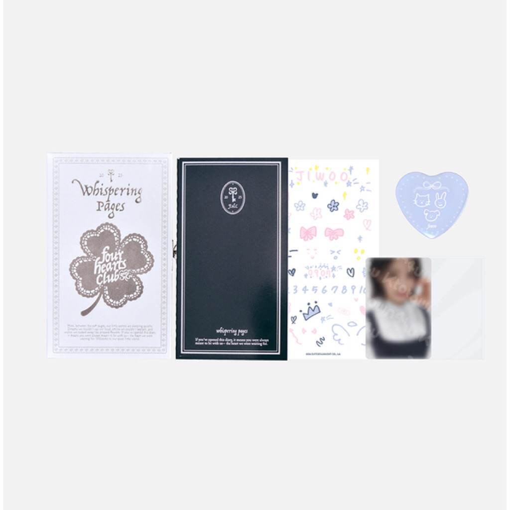 READY STOCK OFFICIAL HEARTS2HEARTS FOUR CLUB HEARTS SECRET DIARY