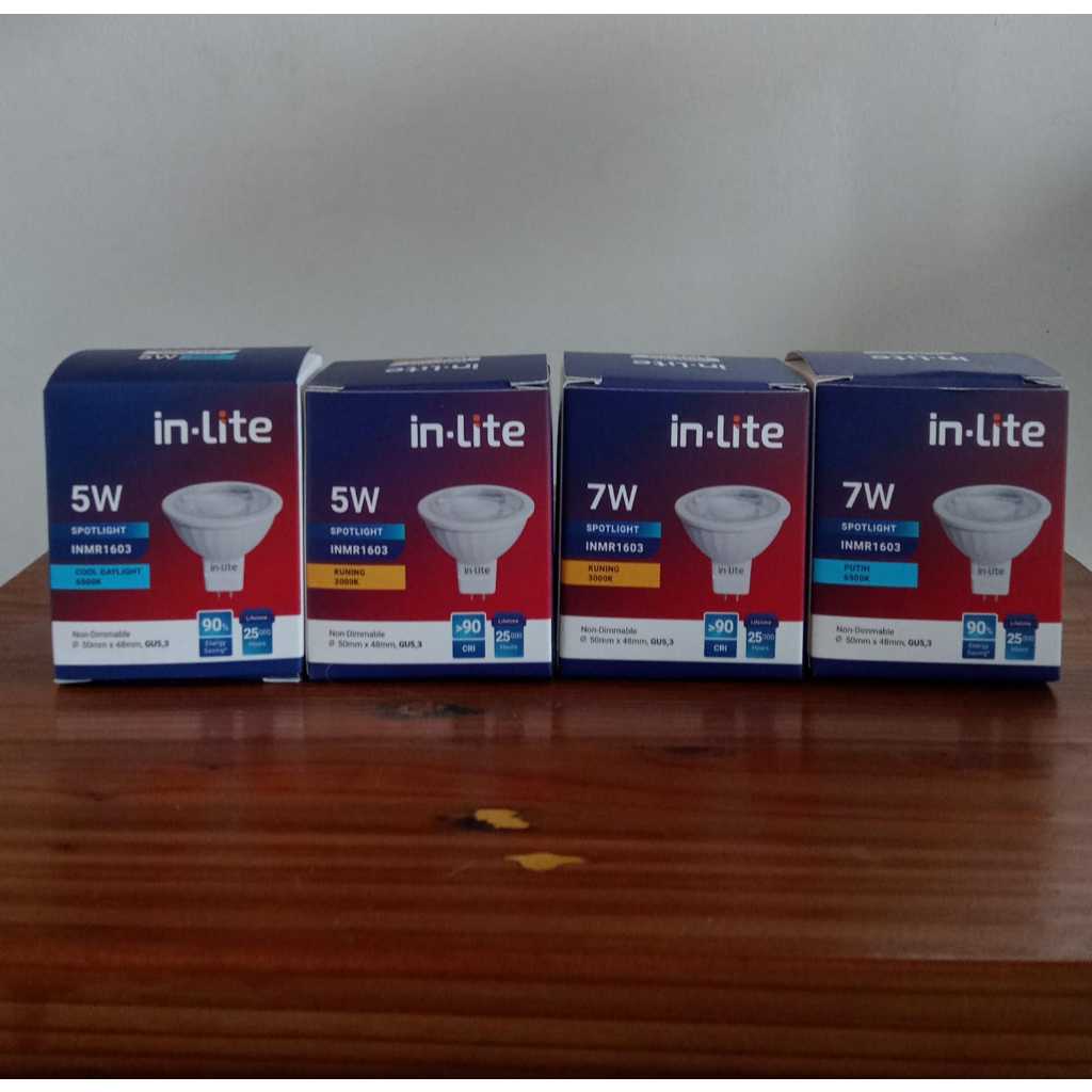 IN-LITE SPOTLIGHT INMR1603 GU5.3 7W & 5W 6500K/3000K