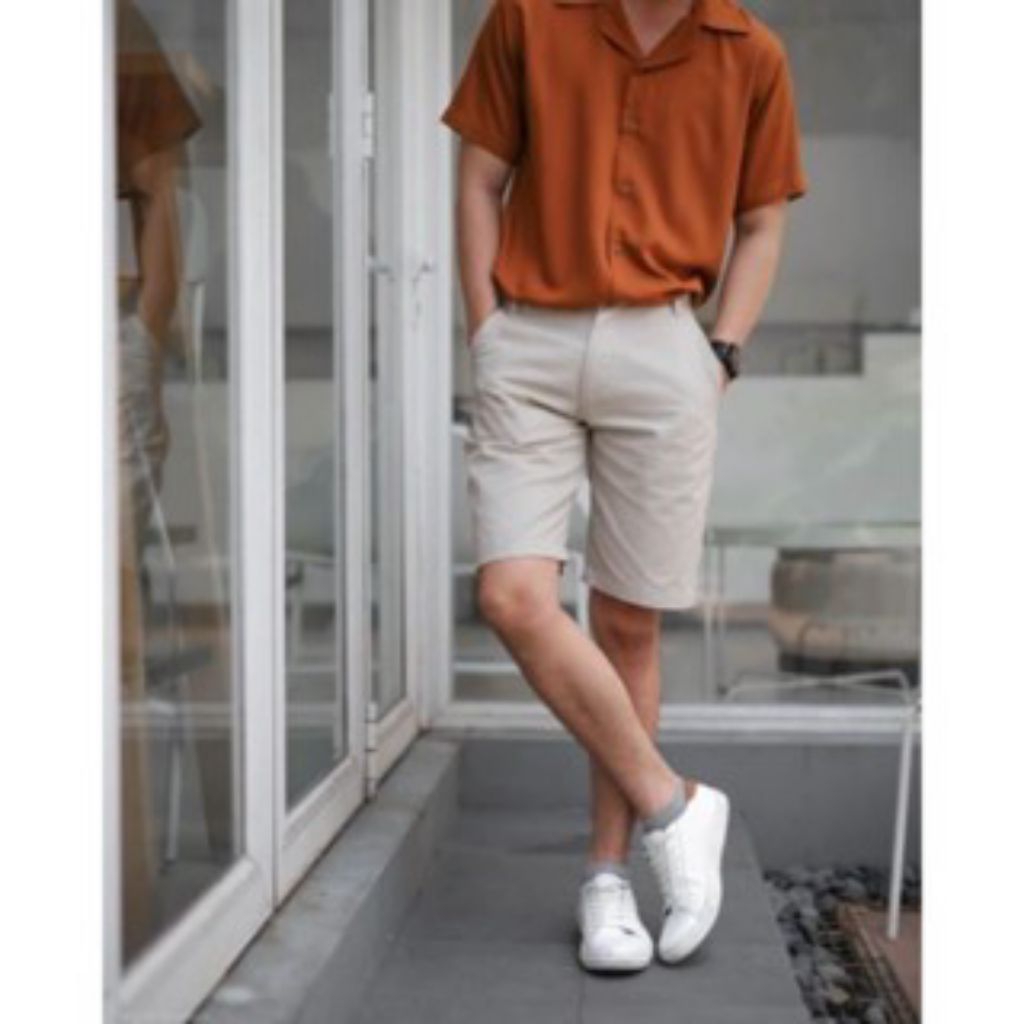 CELANA PENDEK CHINOS PRIA//CELANA CHINO PENDEK PRIA KATUN//CELANA PENDEK  CHINO CASUAL SIZE 28-38