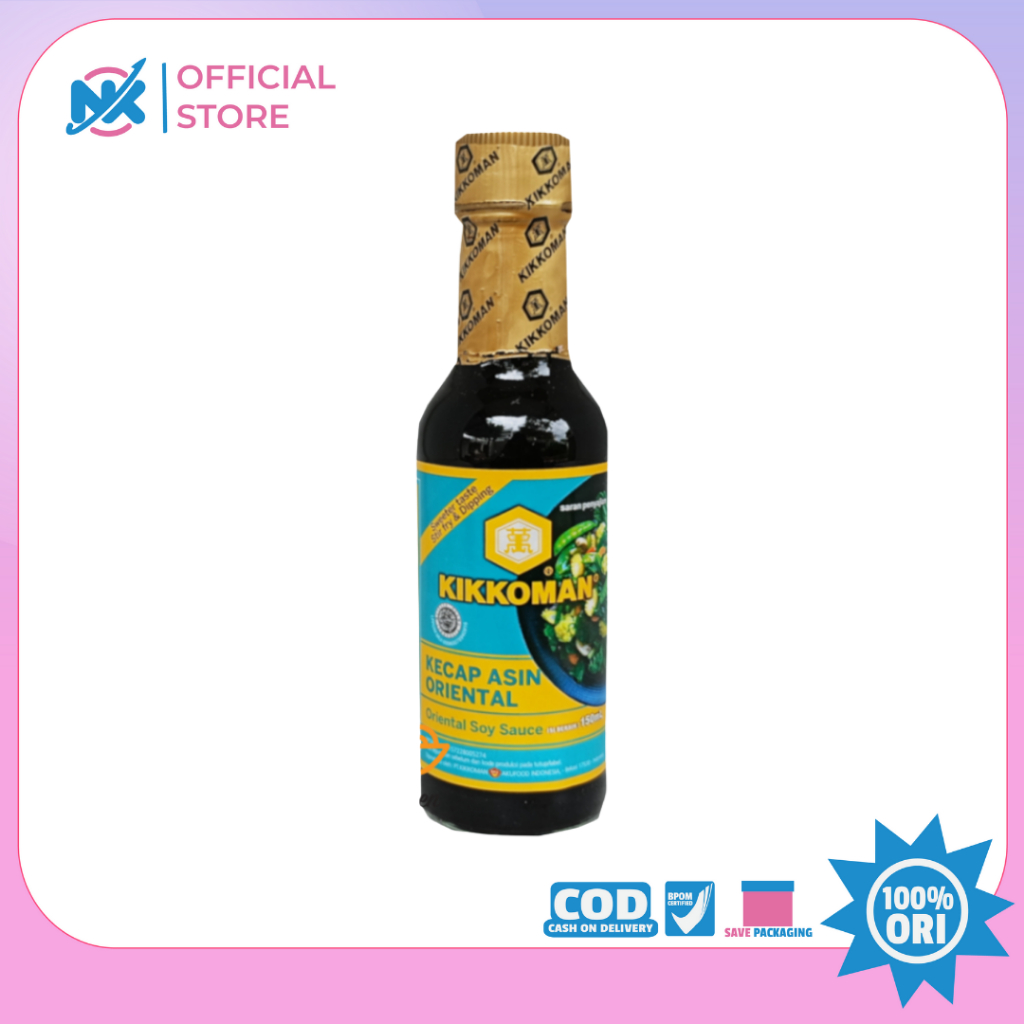 Kikkoman Oriental Soy Sauce Halal 150 ml | Light Sauce