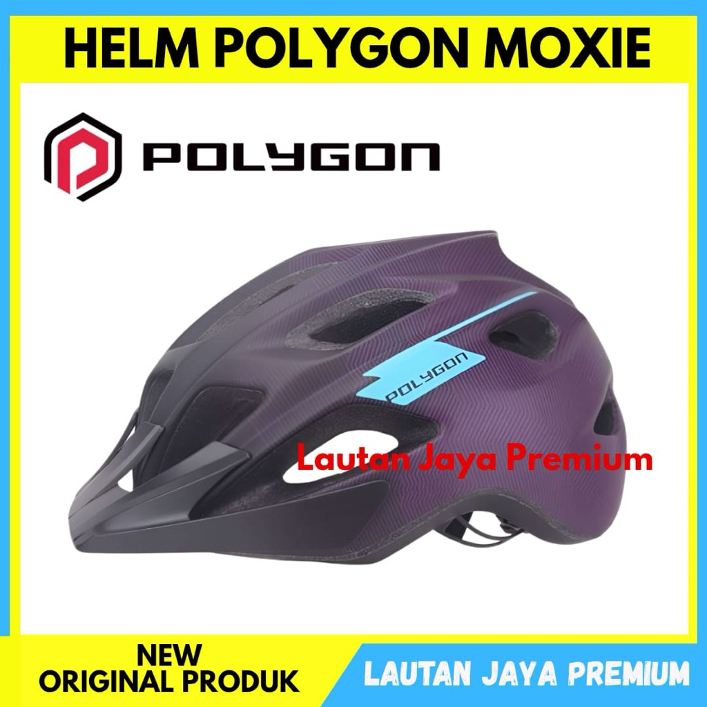 Helm Sepeda Polygon Moxie New