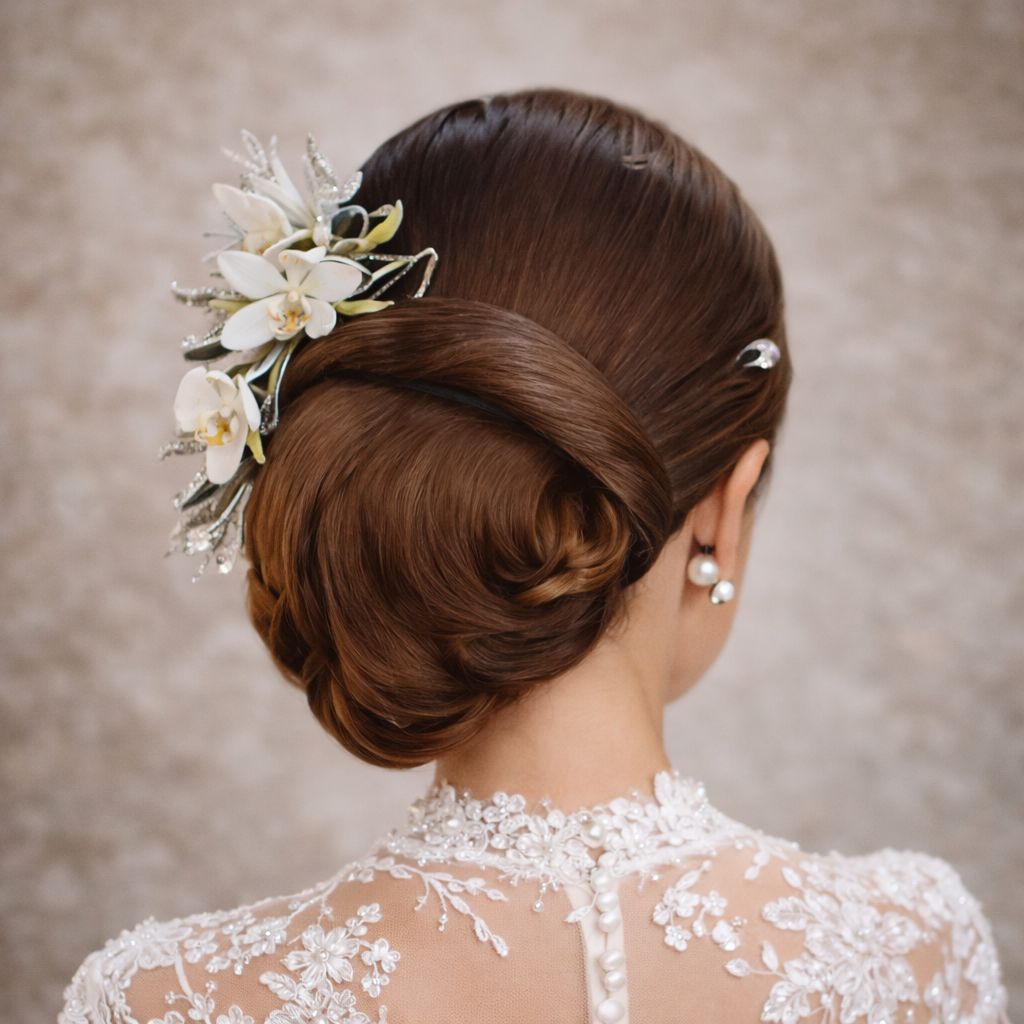 sanggul jedai / jepit  sirkam Messy rambut sintesis (rambut palsu)