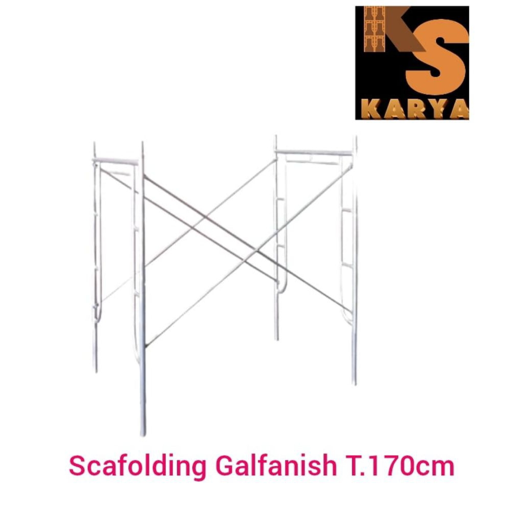 scaffolding t.170 cm galvanis