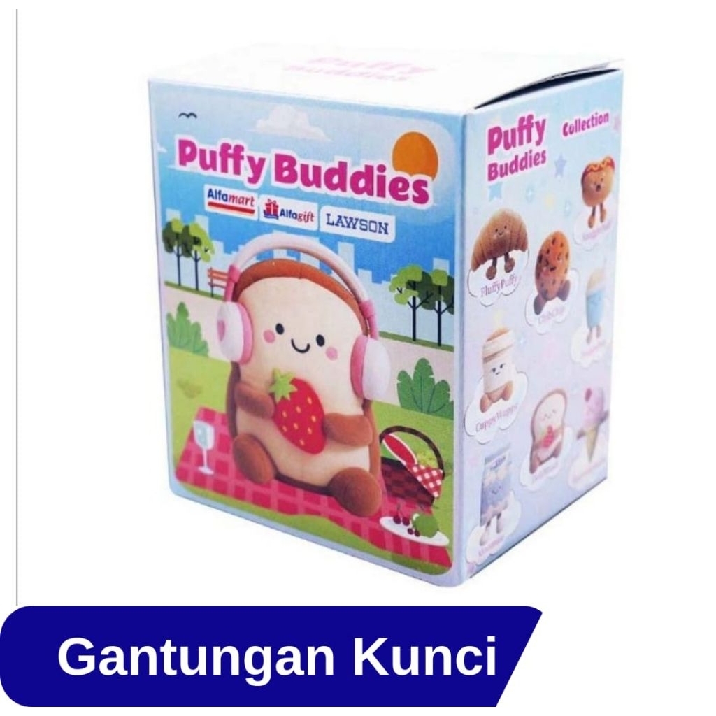 BONEKA PUFFY BUDDIES ALFAMART GANTUNGAN KUNCI OFFICIAL
