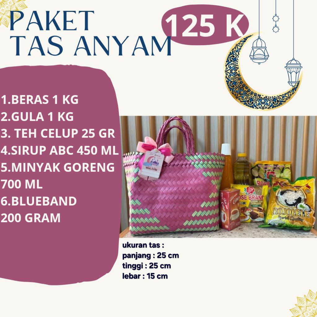 HAMPERS TAS ANYAM