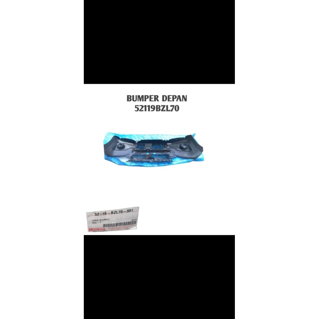 BUMPER DEPAN 52119BZL70 DAIHATSU AYLA CC 1,2 2017-2020
