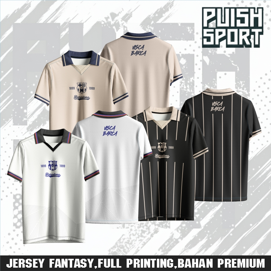 Jersey retro jersey vintage jersey fantasy barcelona 1989-1999