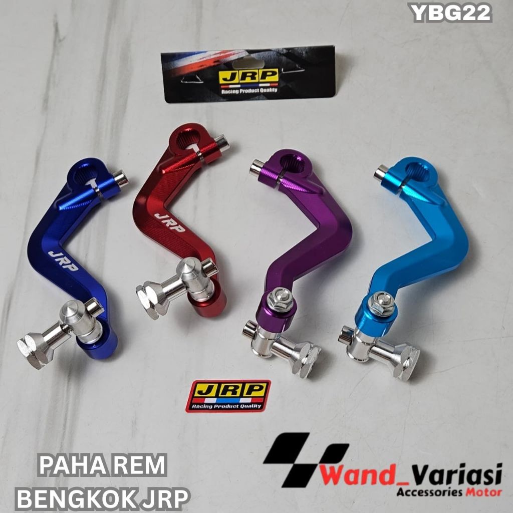 JRP Paha Rem Bengkok Petir Full CNC Universal Alloy Color Motor Universal