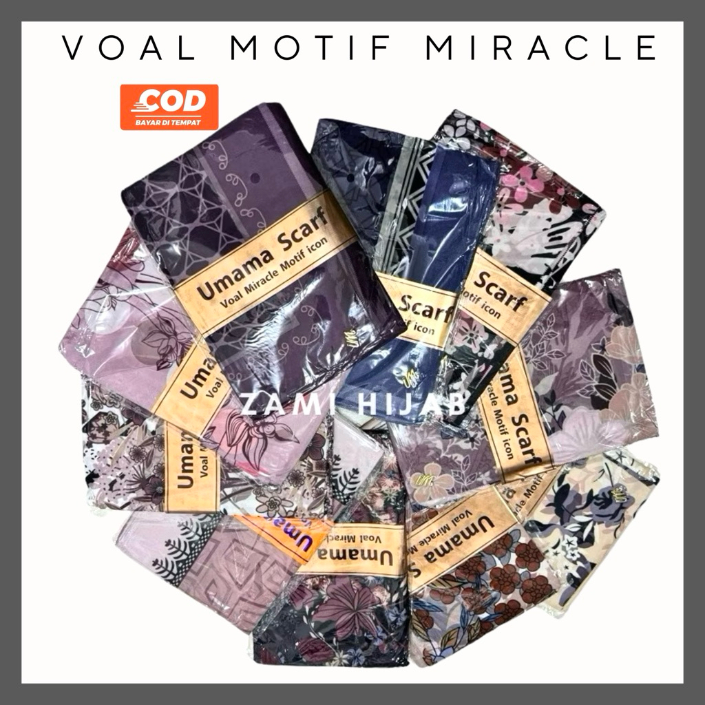 VOAL MOTIF MIRACLE - SEGI EMPAT MOTIF VOAL MIRACLE UMAMA